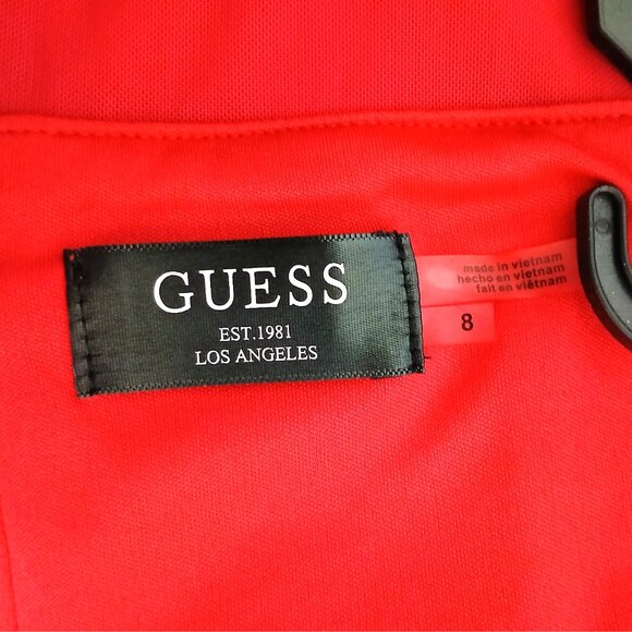 Guess Los Angeles Women’s Sleeveless Scoop Neck Pink/Rose Skater Dress Size 8 - Picture 9 of 12